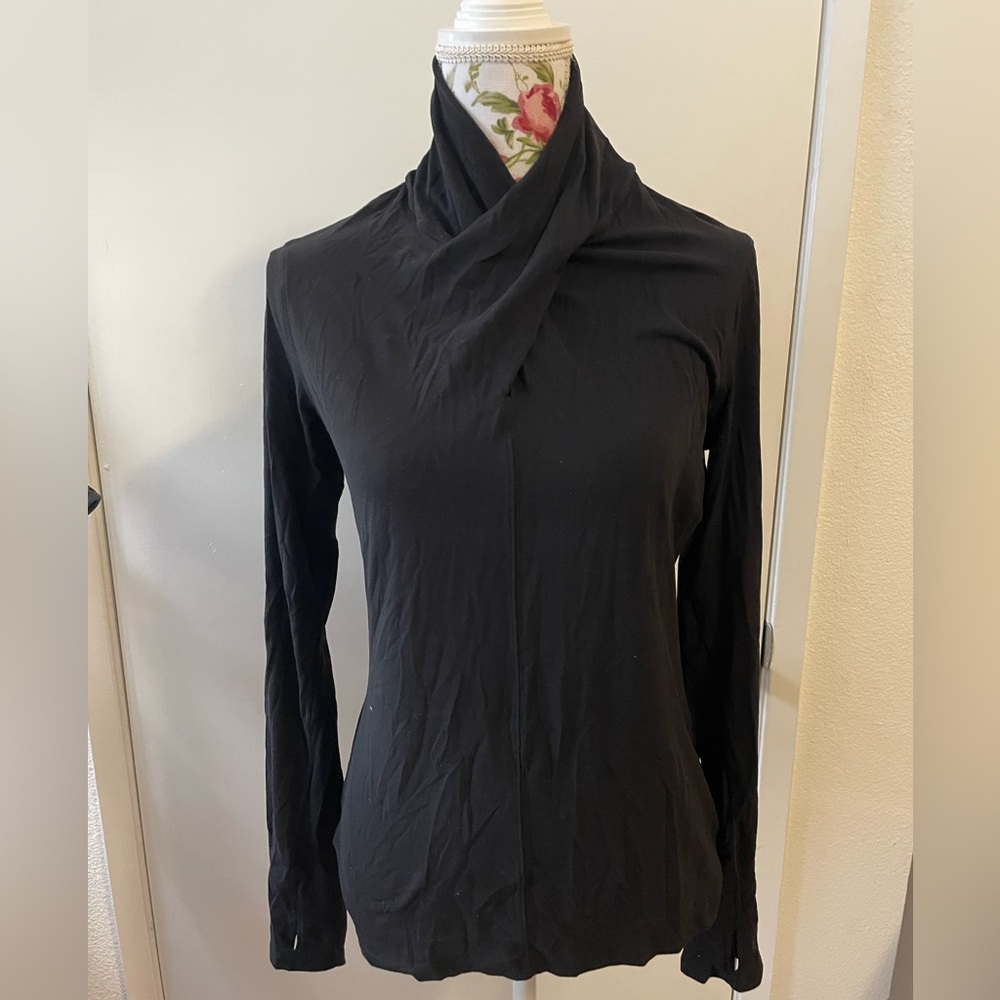 Lululemon Cross Neck Active Long Sleeve Top